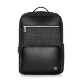 WIWU Master Fingerprint Lock Leather Backpack, Black