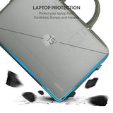 Vaku Luxos® Ramona 15 Inch Laptop Bag Leather Collection Messenger Organizer Shoulder Sling Office Bag for Men & Women With Adjustable Strap for Laptop and MacBook up to 15" (Green)