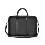 WIWU Waterproof Fingerprint Lock Leather Briefcase, Black