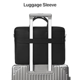 Vaku Luxos® FABINO 13.3"/14" Inch Laptop Bag Leather Collection Messenger Organizer Shoulder Sling Office Bag for Men & Women With Adjustable Strap for Laptop and MacBook