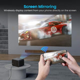 Portronics Beem 460 Smart LED Projector with 1080p Full HD, 4000 Lumens, Streaming Apps (Netflix, Prime Video, Hotstar), Automatic Focus, Auto Keystoning, Bluetooth, Wi-fi, 10W Speakers (Black)