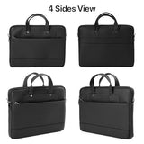 Vaku Luxos® FABINO 13.3"/14" Inch Laptop Bag Leather Collection Messenger Organizer Shoulder Sling Office Bag for Men & Women With Adjustable Strap for Laptop and MacBook