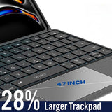 WIWU iPad Pro 11 inch Case with Keyboard(2022 4th-2018 1st), Smart Keyboard Folio Magnetic Detachable and Wireless Keyboard with Trackpad for Apple iPad Pro 11,Backlit