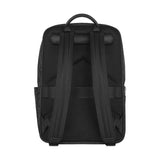 WIWU Master Fingerprint Lock Leather Backpack, Black