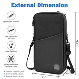 WIWU Black Nylon Women's RFID Blocking Passport Holder (MATE-01)