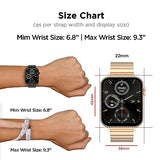 Fire-Boltt Visionary Ultra 1.78" AMOLED, Stainless Steel Luxury Smart Watch, Bluetooth Calling with Rotating Crown, 100+ Sports Mode, TWS Connection (Gold)