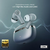 boAt Nirvana Ion ANC Pro Truly Wireless in Ear Ear Buds w/Hi-Res Audio w/LDAC, Upto 32 dB ANC, 120 Hrs Playback, Crystal Bionic Sound Powered by HiFi, ENx Tech, Hearables App(Blazing Comet)