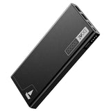 boAt EnergyShroom PB300 Air 10000 mAh 22.5W Pocket Size Power Bank with Compact and Lightweight Design, LED Battery Display, 12 Layer Smart IC Protection & Smart Power Management(Carbon Black)