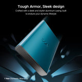 boAt EnergyShroom PB300 Air 10000 mAh 22.5W Pocket Size Power Bank with Compact and Lightweight Design, LED Battery Display, 12 Layer Smart IC Protection & Smart Power Management(Carbon Black)