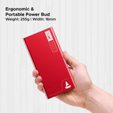 boAt EnergyShroom PB300 Air 10000 mAh 22.5W Pocket Size Power Bank with Compact and Lightweight Design, LED Battery Display, 12 Layer Smart IC Protection & Smart Power Management(Carbon Black)