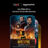 boAt EnergyShroom PB300 Air 10000 mAh 22.5W Pocket Size Power Bank with Compact and Lightweight Design, LED Battery Display, 12 Layer Smart IC Protection & Smart Power Management(Carbon Black)