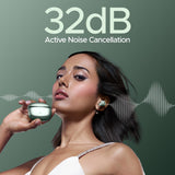 boAt Nirvana Ion ANC Pro Truly Wireless in Ear Ear Buds w/Hi-Res Audio w/LDAC, Upto 32 dB ANC, 120 Hrs Playback, Crystal Bionic Sound Powered by HiFi, ENx Tech, Hearables App(Blazing Comet)