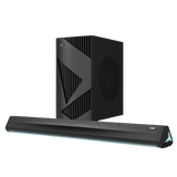 boAt Aavante Bar Theme | 2.1 Channel Soundbar with Wireless Subwoofer, 160W RMS boAt Signature Sound, Bass & Treble Control