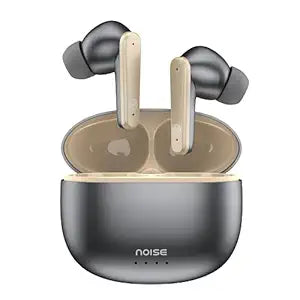 Noise Buds VS104 Max Truly Wireless in-Ear Earbuds with ANC(Up to 25dB),Up to 45H Playtime, Quad Mic with ENC, Instacharge(10 min=180 min), 13mm Driver, BT v5.3 (Silver Grey)