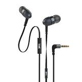 boAt BassHeads 220 in-Ear Super Extra Bass Wired Headphones, with Mic (Black)