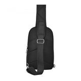 Amzgear WIWU Chest Bag For Men and Women Fashion Messenger Bag For Man Passport wallet with shoulder Strap, Travel cross body bag | Stylish Sling bag| Black