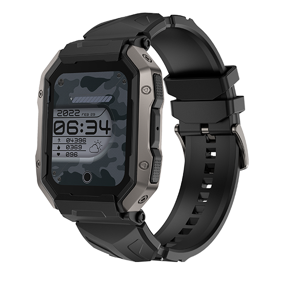 Fire-Boltt Cobra 45.2mm (1.78) AMOLED Army Grade Build, Bluetooth Calling with 123 Sports. Smartwatch