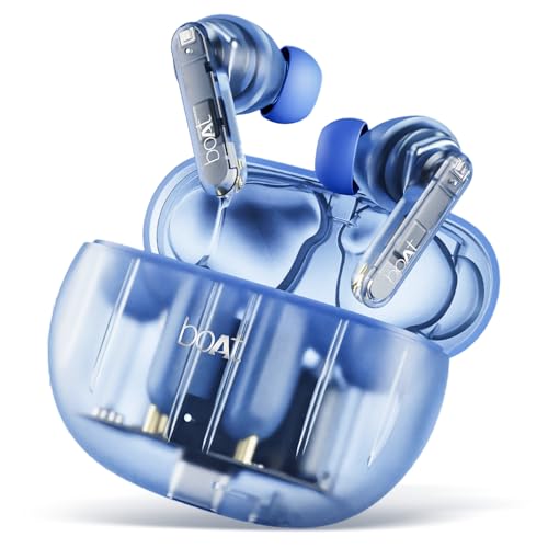 boAt Airdopes 191 ANC, 32dB ANC, Ambient Mode, 60HRS Battery, 4Mics ENx, in-Ear Detection, IWP Tech, Fast Charge, v5.3 Bluetooth Earbuds, TWS Ear Buds Wireless Earphones with mic