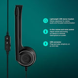 Sennheiser Epos Pc 8 Over-Ear Usb,Wired Voip Headphone With Mic(Black)