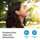 Sennheiser Momentum True Wireless 4 with Bluetooth5.4 & AURACAST Technology, 30Hr Battery Life, Qualcomm Lossless CD-Quality Audio, Intelligent Adaptive ANC, Qi Fast Charge, German brand-2yr Warranty