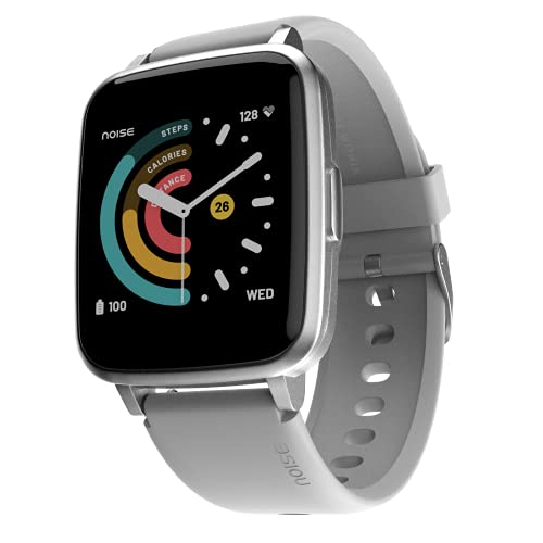 Noise New Macro Smart Watch with 2.0” HD Display,Metallic Finish BT Calling, Functional Crown, 7 Days Battery Life, Sleep Tracking, 200+ Watch Faces (Elite Black)