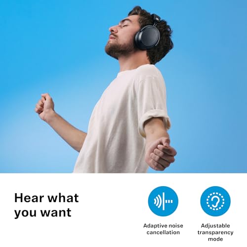 Sennheiser Momentum 4 Wireless Over Ear Headphones Designed in Germany - Bluetooth ANC 4 Digital Mics for Crystal Cear Calls,60H Battery, White