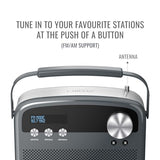 Saregama Carvaan Lite Hindi - Portable Music Player with 3000 Pre-Loaded Evergreen Songs, FM/BT/AUX (Graphite Grey)