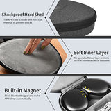 WIWU AirPods Max Case with Sleep Mode, Ethylene Vinyl Acetate Upgraded Smart Case for Headphones, Ultra-Slim Travel Carrying Case with Staying Power, Hard Shell Storage Bag (Gray)