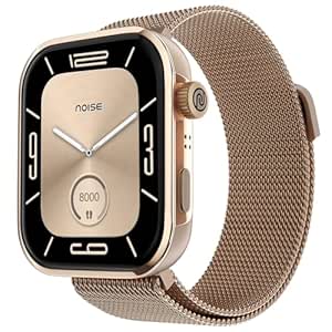 Noise Pro 5 Smart Watch with 1.85" AMOLED Display, BT Calling, New DIY Watch Faces, Ultra Personalization with Smart Dock, Productivity Suite, 100 Sports Modes and More (Rosegold Elite)
