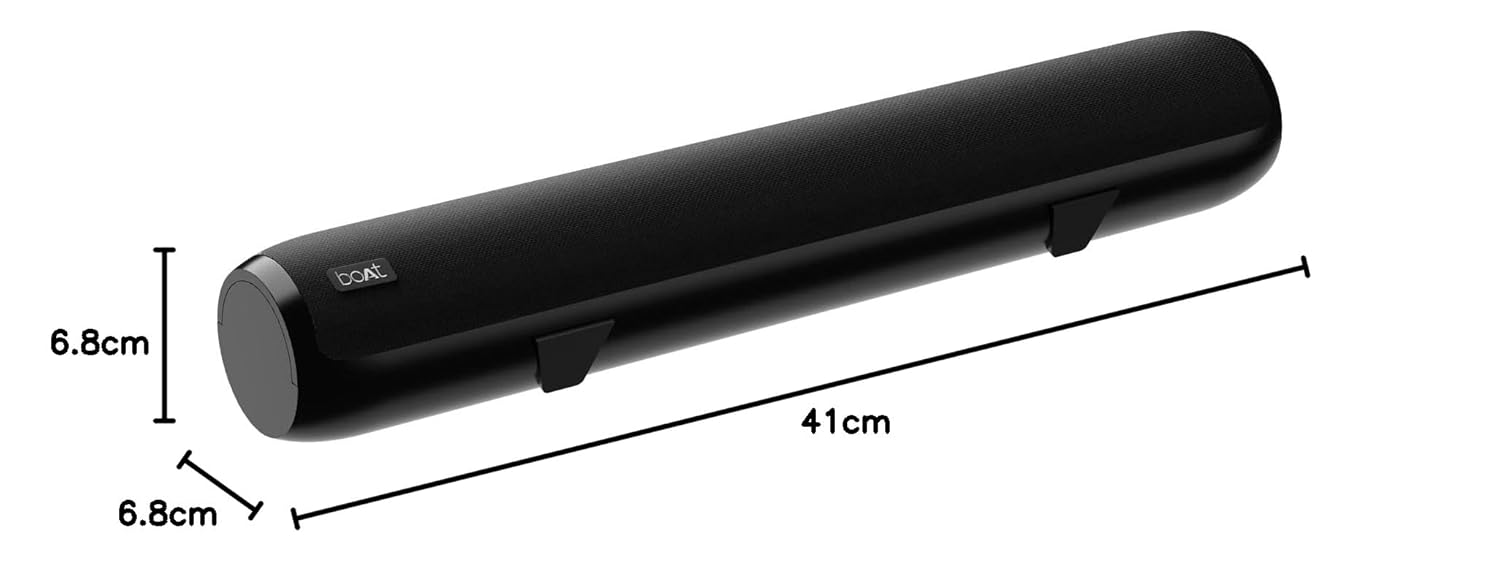 boAt Aavante Bar 4000DA with Dolby Atmos 3D 200 W Bluetooth Soundbar (Premium Black, 2.1 Channel)