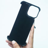 CASE CLUB Back Cover Case for iPhone 15 Pro Max Soft Flexible Shockproof Protective Pivot Metal Matte Armor Kickstand Case