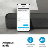 Sennheiser AMBEO Soundbar Mini- 250 Watts Immersive 3D Audio for TV, Movies & Music - Multiple Connectivity (Bluetooth, Wi-Fi), Alexa Built-in & Dolby Atmos, Designed in Germany, 2 Yr Warranty