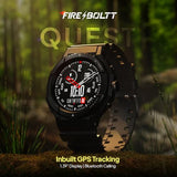 Fire-Boltt Newly Launched Quest Smartwatch 1.39" Full Touch GPS Tracking Smart Watch Bluetooth Calling, 100+ Sports Modes, 360 * 360 Pixel High Resolution, Health Suite & Rugged Outdoor Built