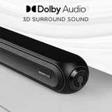 boAt Aavante Bar 3200D Soundbar with Dolby Audio,350W RMS Signature Sound,5.1 Channel,3D Surround Sound,Dual Wireless Rear Speakers&Master Remote(Premium Black)(Premium Black)
