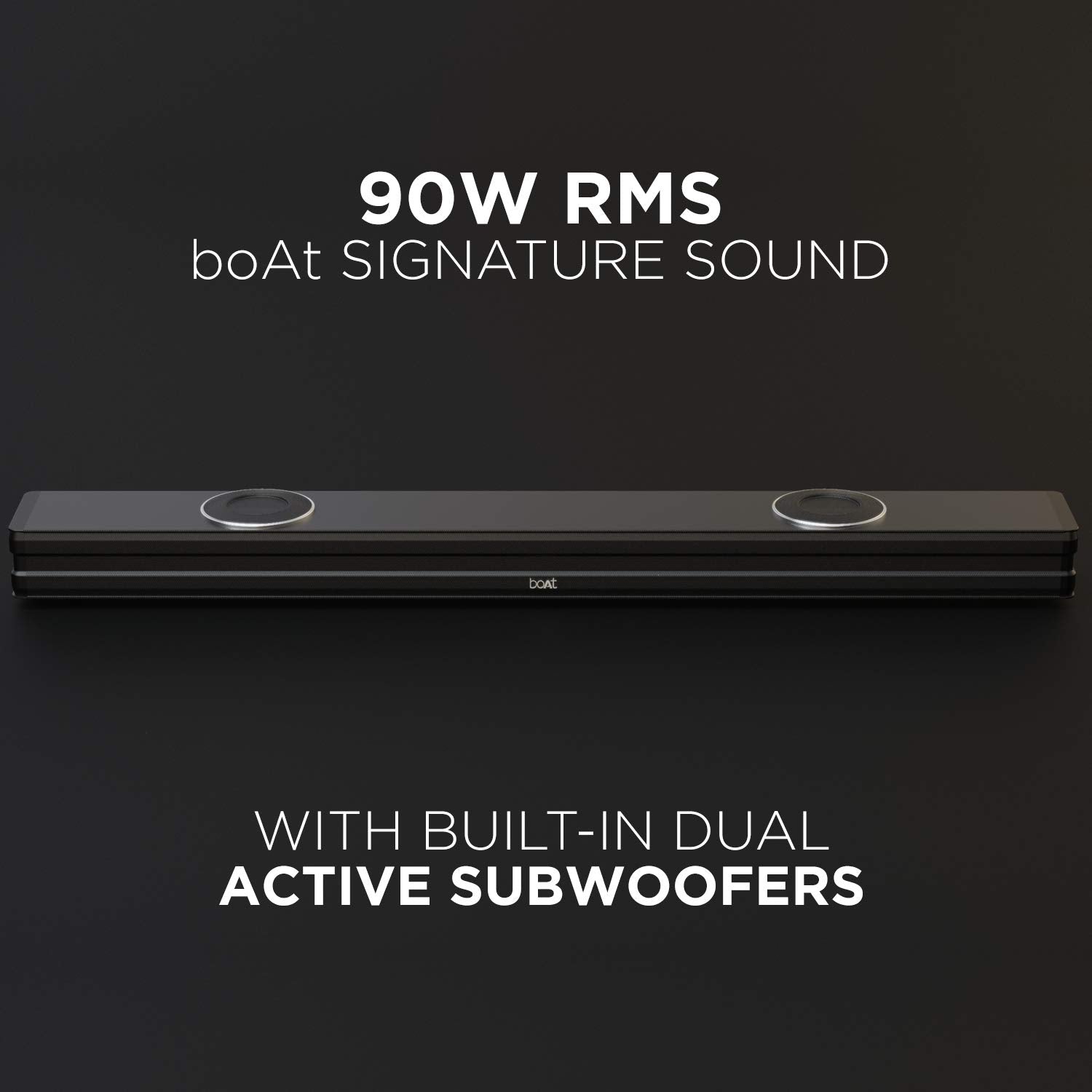 boAt Aavante Bar 4000DA with Dolby Atmos 3D 200 W Bluetooth Soundbar (Premium Black, 2.1 Channel)