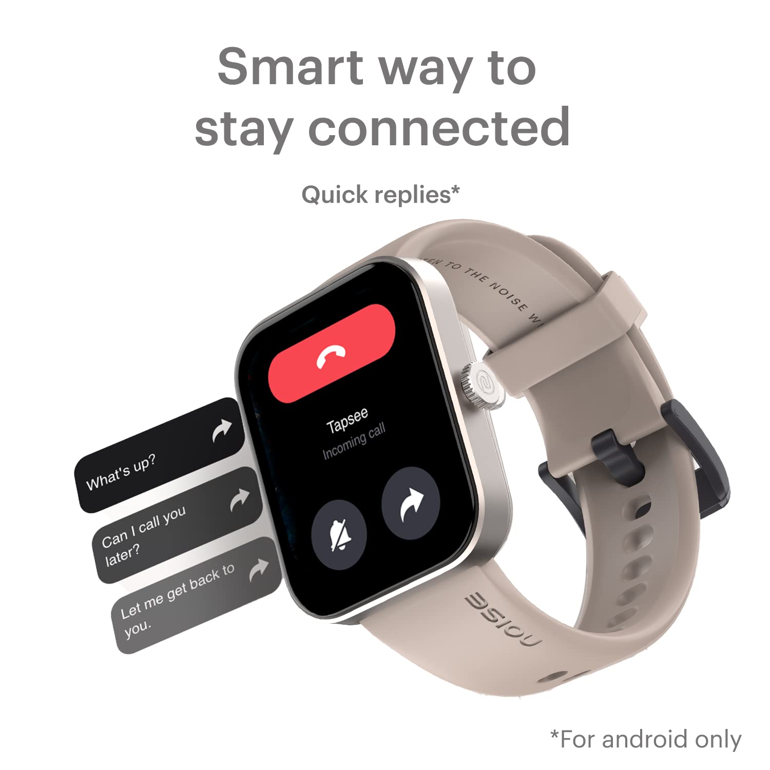 Noise New Macro Smart Watch with 2.0” HD Display,Metallic Finish BT Calling, Functional Crown, 7 Days Battery Life, Sleep Tracking, 200+ Watch Faces (Elite Black)