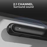 boAt Aavante Bar 4000DA with Dolby Atmos 3D 200 W Bluetooth Soundbar (Premium Black, 2.1 Channel)