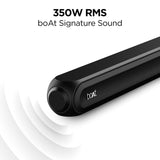 boAt Aavante Bar 3200D Soundbar with Dolby Audio,350W RMS Signature Sound,5.1 Channel,3D Surround Sound,Dual Wireless Rear Speakers&Master Remote(Premium Black)(Premium Black)