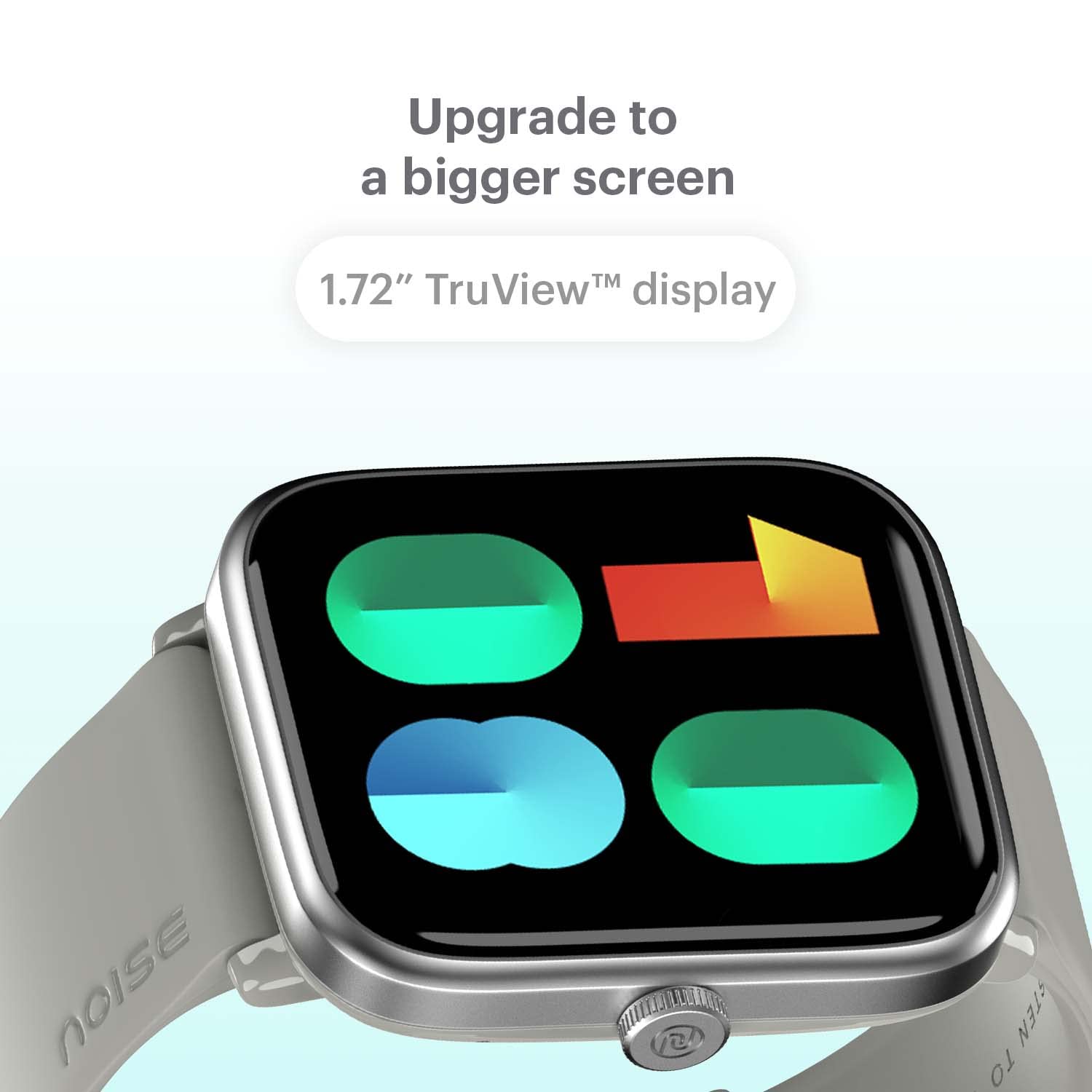 Noise Pro 5 Smart Watch with 1.85" AMOLED Display, BT Calling, New DIY Watch Faces, Ultra Personalization with Smart Dock, Productivity Suite, 100 Sports Modes and More (Rainbow Weave)
