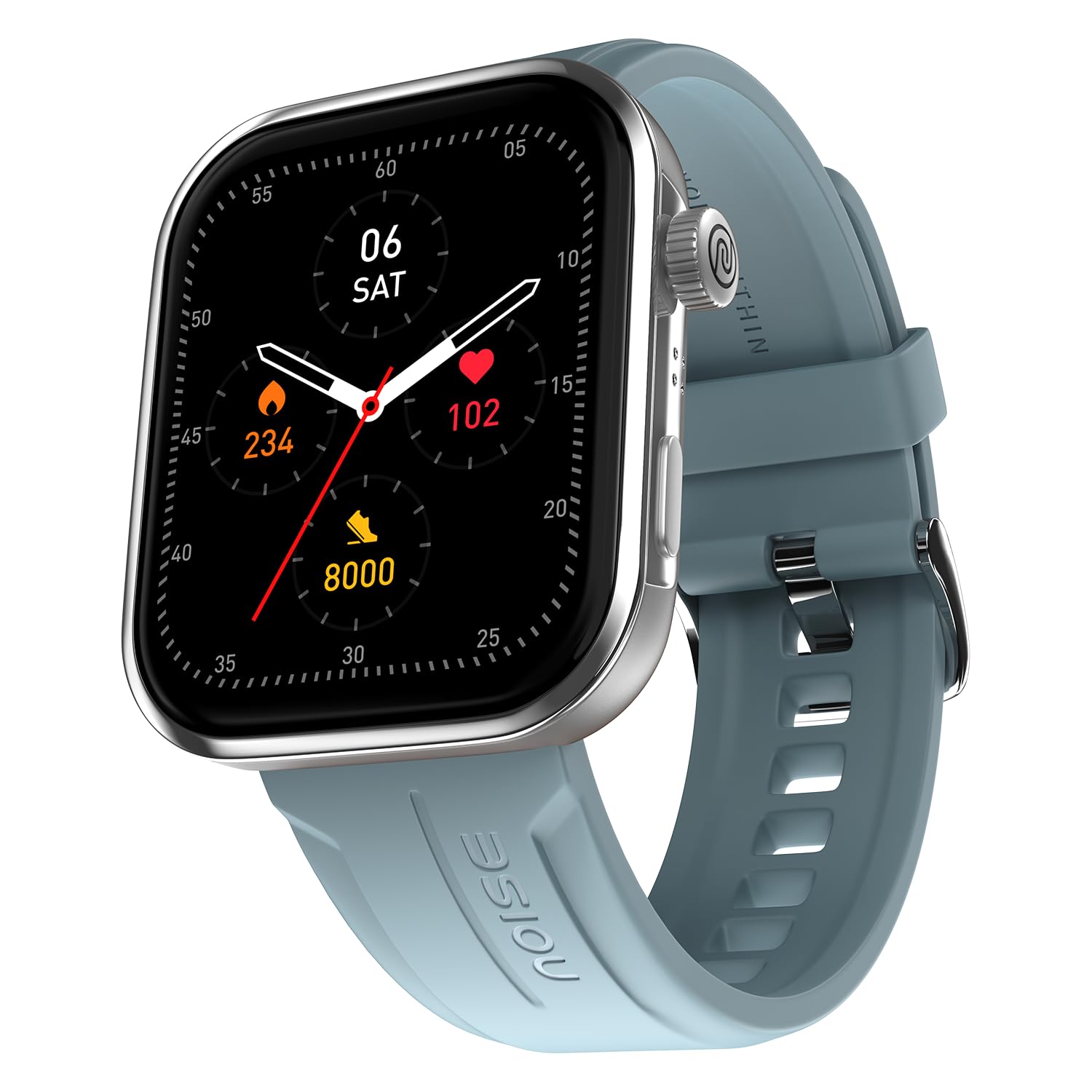 Noise Pro 5 Smart Watch with 1.85" AMOLED Display, BT Calling, New DIY Watch Faces, Ultra Personalization with Smart Dock, Productivity Suite, 100 Sports Modes and More (Rainbow Weave)