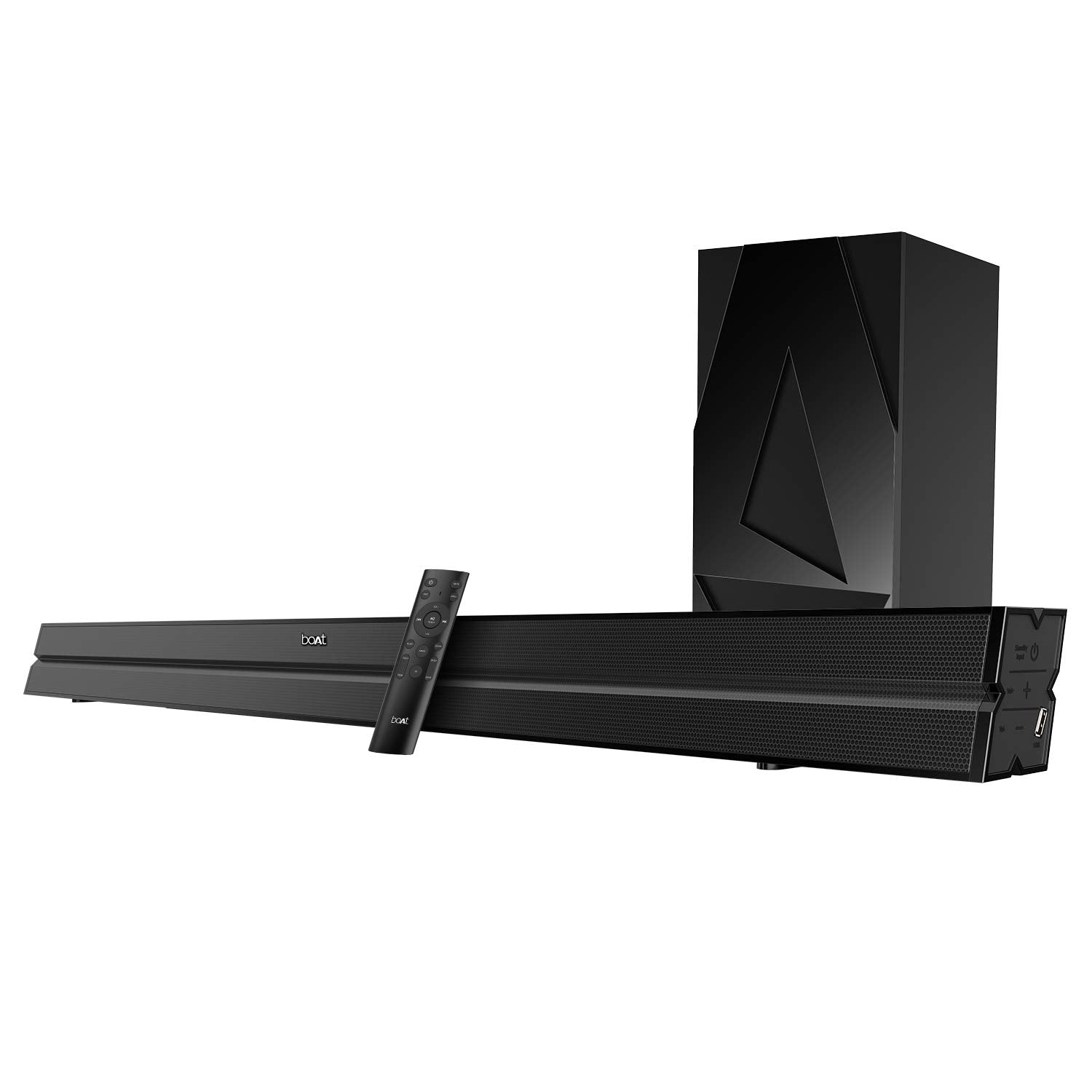 boAt Aavante Bar 4000DA with Dolby Atmos 3D 200 W Bluetooth Soundbar (Premium Black, 2.1 Channel)
