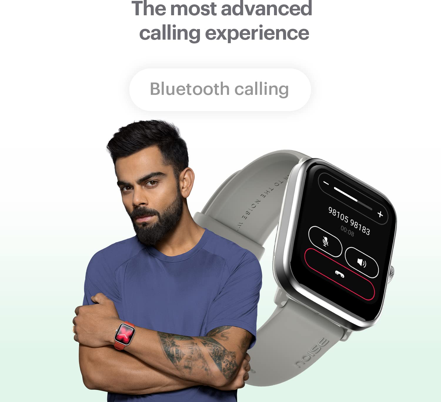 Noise Pro 5 Smart Watch with 1.85" AMOLED Display, BT Calling, New DIY Watch Faces, Ultra Personalization with Smart Dock, Productivity Suite, 100 Sports Modes and More (Rainbow Weave)