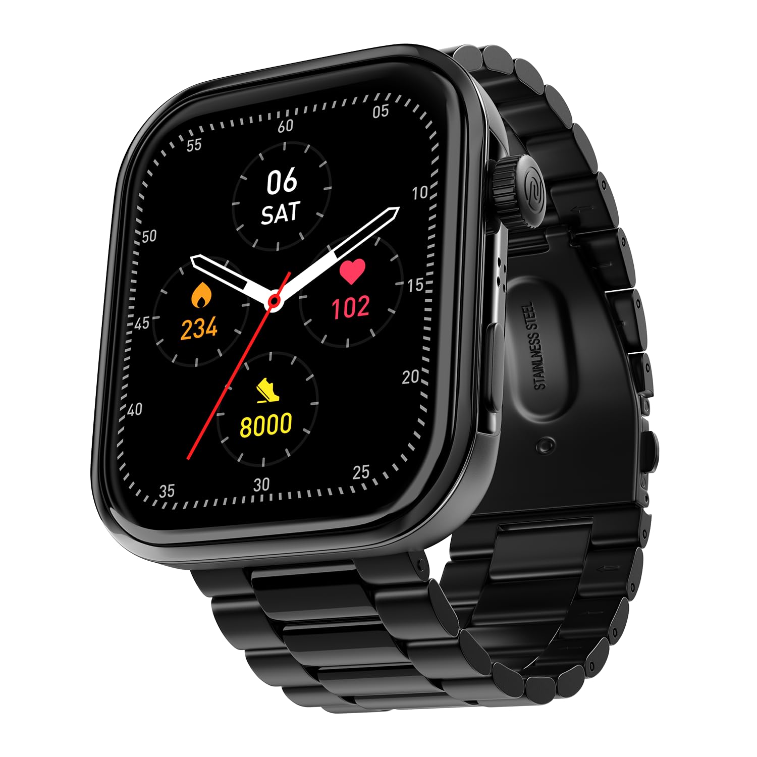 Noise ColorFit Pro 5 Max 1.96" AMOLED Display Smart Watch, BT Calling, Post Training Workout Analysis, VO2 Max, Rapid Health, 5X Faster Data Transfer - Jet Black