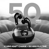 boAt Airdopes 311 Pro, 50HRS Battery, Fast Charge, Dual Mics ENx Tech, Transparent LID, Low Latency, IPX4, IWP Tech, v5.3 Bluetooth Earbuds, TWS Ear Buds Wireless Earphones with mic