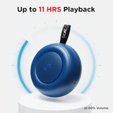 boAt Stone 135 Portable Wireless Speaker with 5W RMS Immersive Sound,IPX4 Water Resistance, True Wireless Feature, Up to 11H Total Playtime, Multi-Connectivity Modes with Type C Charging