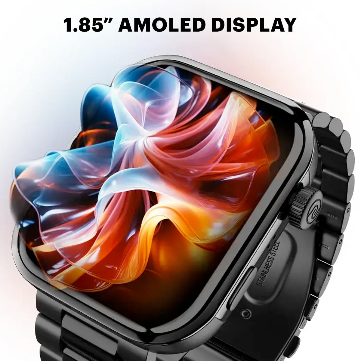 Noise ColorFit Pro 5 Max 1.96" AMOLED Display Smart Watch, BT Calling, Post Training Workout Analysis, VO2 Max, Rapid Health, 5X Faster Data Transfer - Jet Black