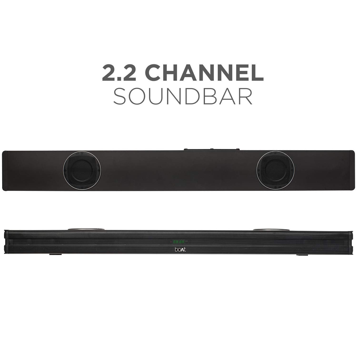 boAt Aavante Bar 4000DA with Dolby Atmos 3D 200 W Bluetooth Soundbar (Premium Black, 2.1 Channel)