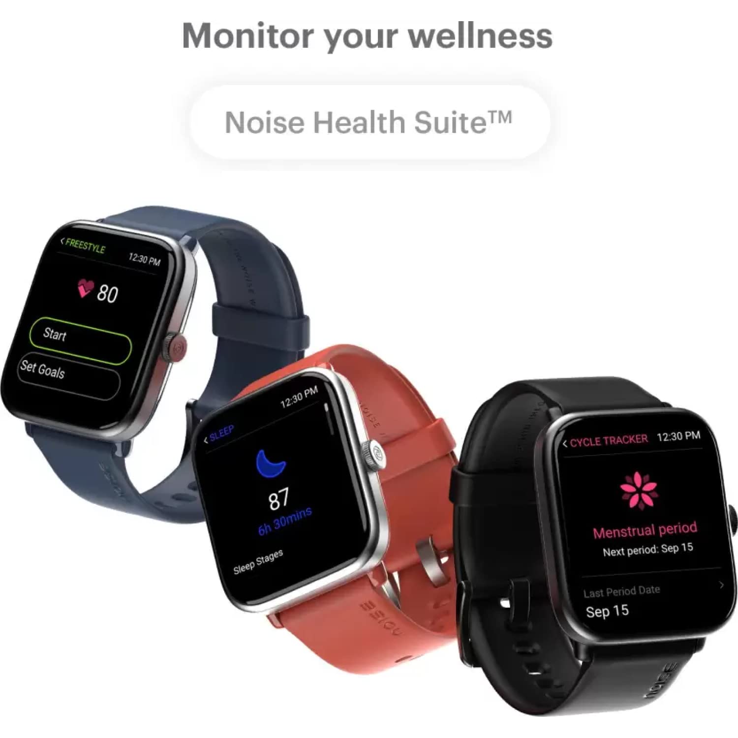 Noise ColorFit Pro 5 Max 1.96" AMOLED Display Smart Watch, BT Calling, Post Training Workout Analysis, VO2 Max, Rapid Health, 5X Faster Data Transfer - Jet Black