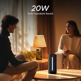 boAt Stone Spinx Pro Bluetooth Speaker with 20 W RMS Sound, Up to 8 hrs of Playtime, BTv5.0, Built-in Mic, RGB LEDs, TWS Feature, TF Card, AUX Port & USB Type-C Port