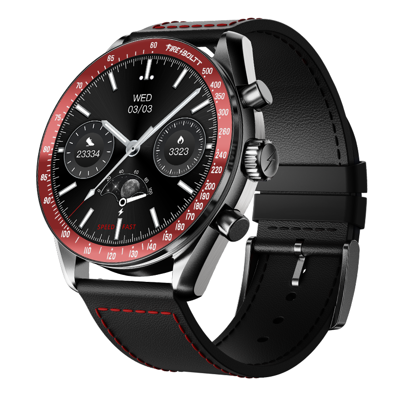 Fire-Boltt Diamond Luxury Stainless Steel Smart Watch with 1.43” AMOLED Screen, 466 * 466 px Resolution, 750 NITS Brightness, Bluetooth Calling, 300 Sports Mode, IP67 Rating